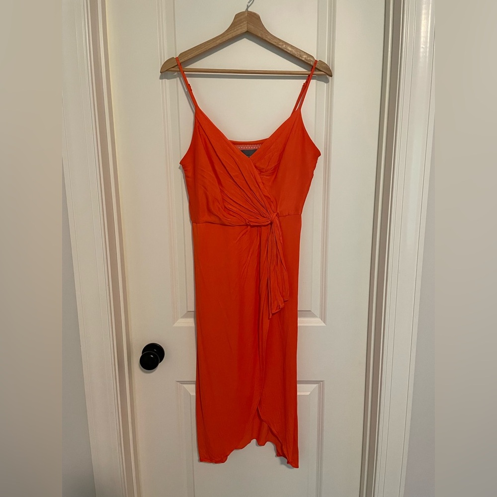 Anthropologie Coral Dress